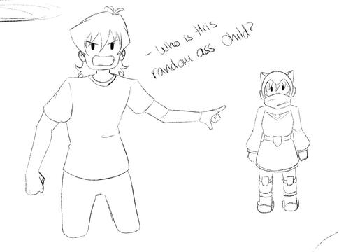 "Who is this random ass child?!"